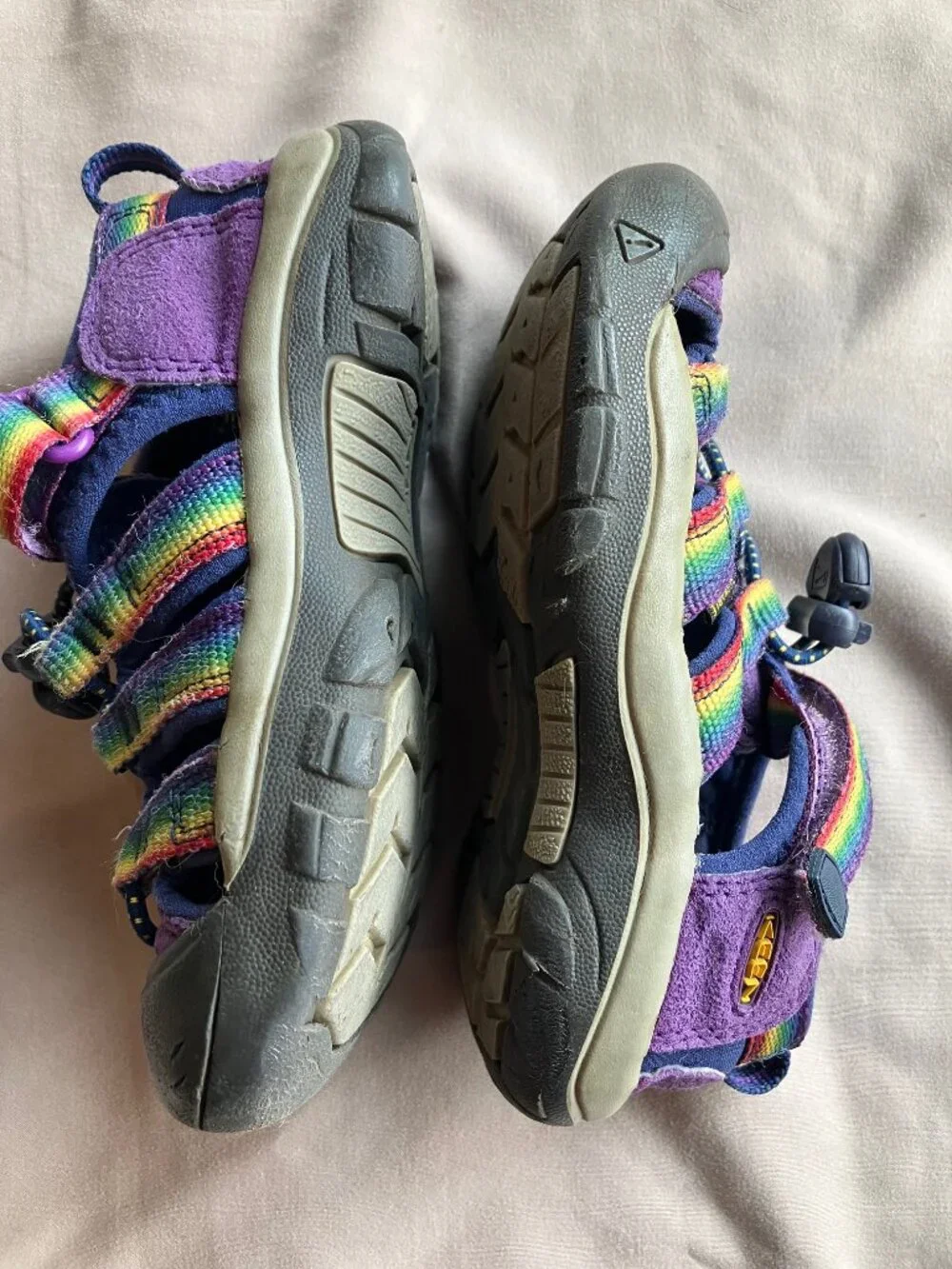 KEEN Newport H2 Toddler Size 10 Purple Rainbow Sport Sandals Hiking Water Shoes